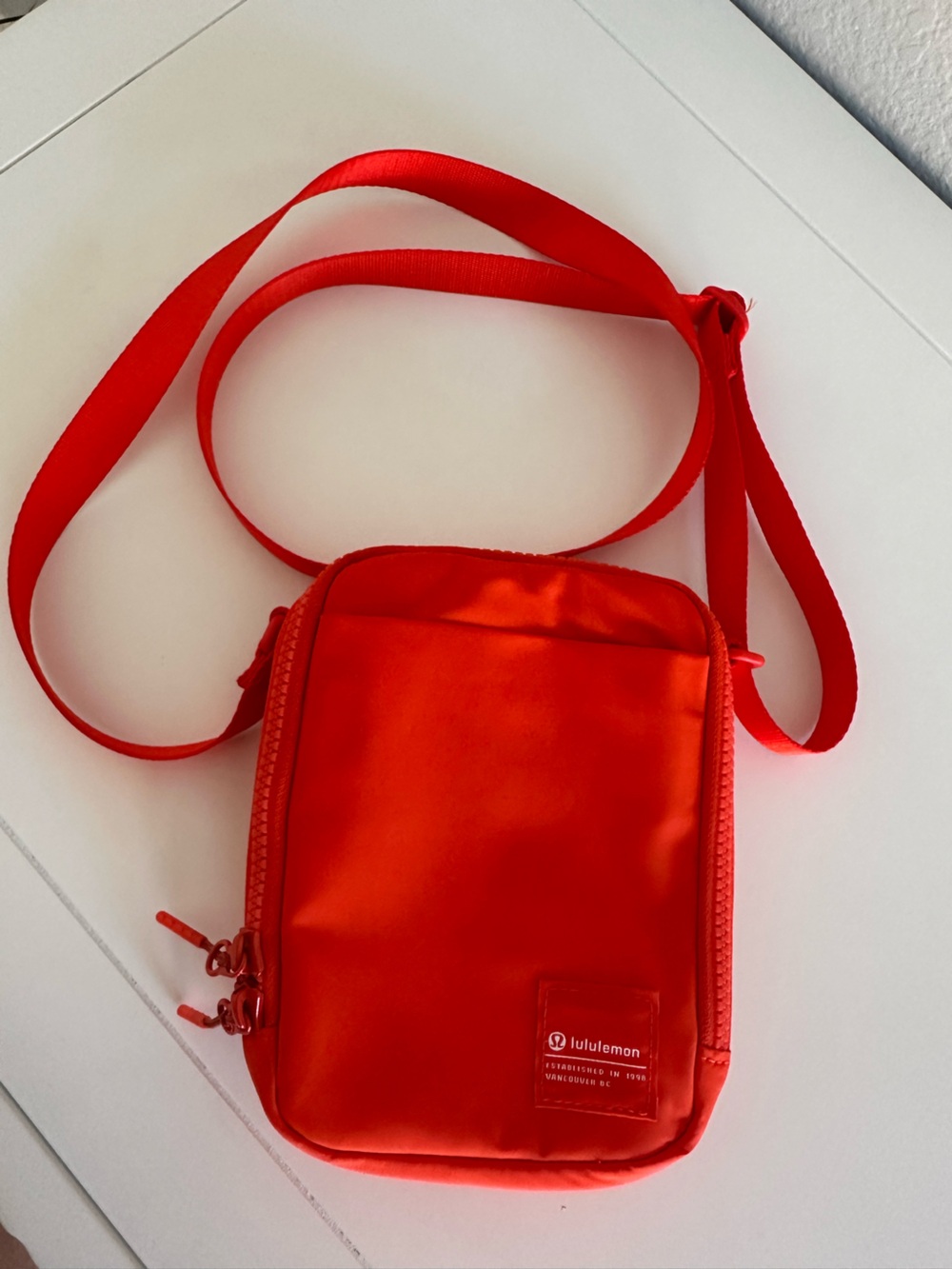 lululemon All Night Festival Bag *Micro 2L Red Crossbody Bag